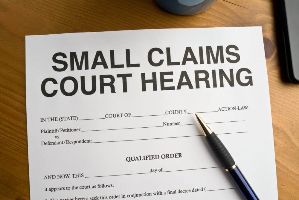 Small Claims Court Matters